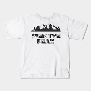 Climbing - Seek the peak Kids T-Shirt